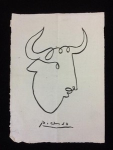Original Ink Drawing on Paper Signed Picasso 1567212924 2559